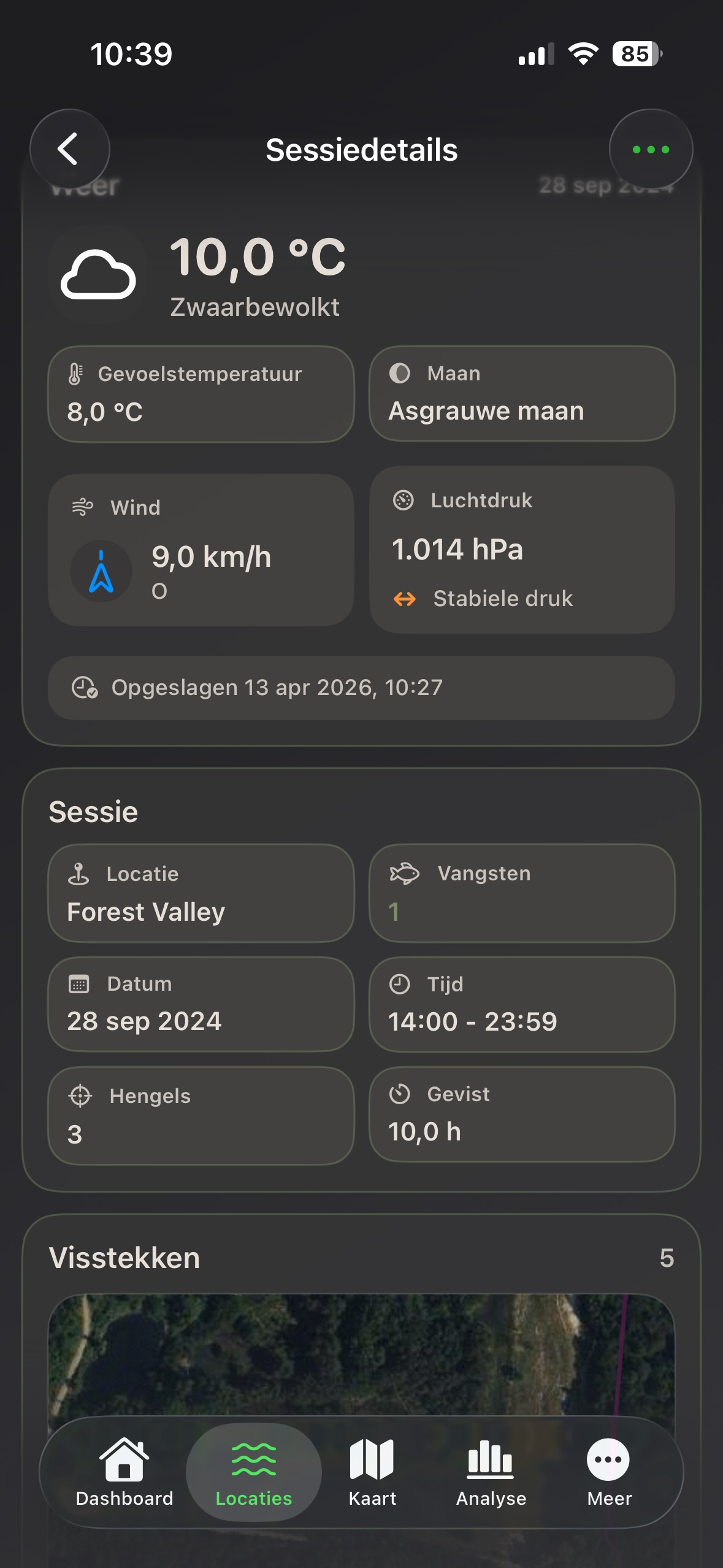 Sessiedetails van CarpChronicles